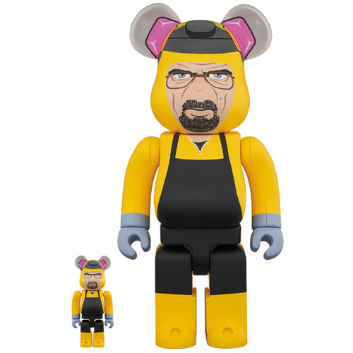 BE@RBRICK Breaking Bad Walter White (Chemical Protective Clothing Ver.) 100% & 400%