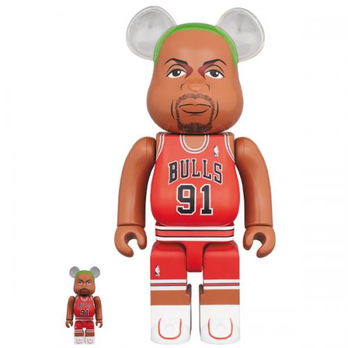 BE@RBRICK Dennis Rodman(Chicago Bulls) 100% & 400%