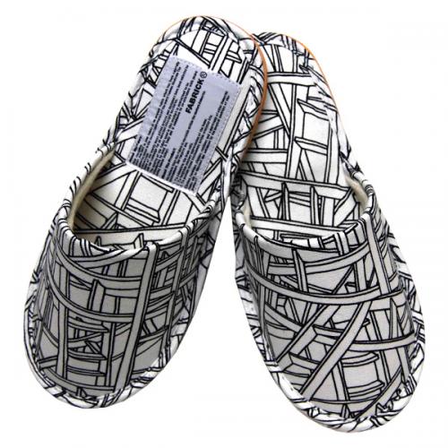 MIKE PERRY - SLIPPERS  WHITE