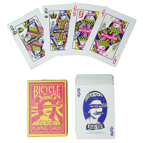 SEX PISTOLS BICYCLE PLAYING CARDS