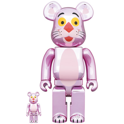 BE@RBRICK PINK PANTHER CHROME Ver.100% & 400%