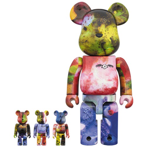 BE@RBRICK PUSHEAD 3 different colors 100% & 400% 4 PC SET