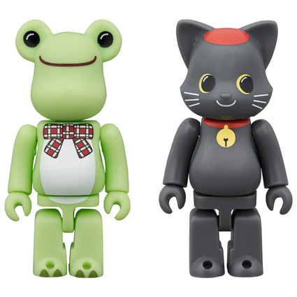 BE@RBRICK Pickles the Frog & NY@BRICK Pierre the Black Cat 100% 2 sets