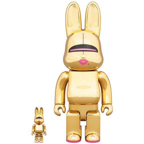 SORAYAMA SEXY ROBOT GOLD R@BBRICK 100% & 400%