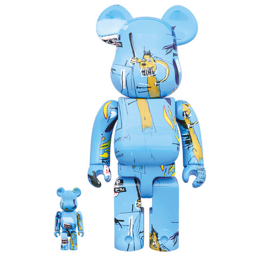 BE@RBRICK JEAN-MICHEL BASQUIAT #4 100% & 400%