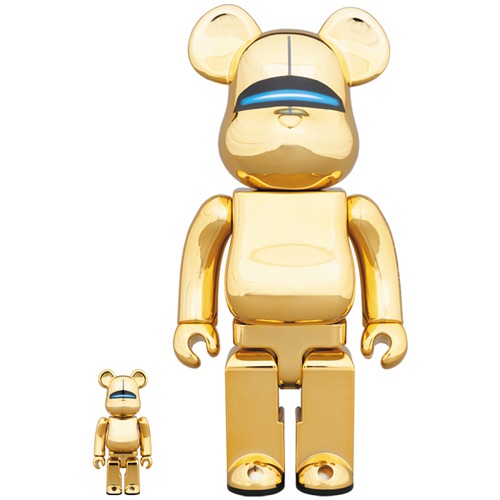 SORAYAMA SEXY ROBOT GOLD BE@RBRICK 100% & 400%
