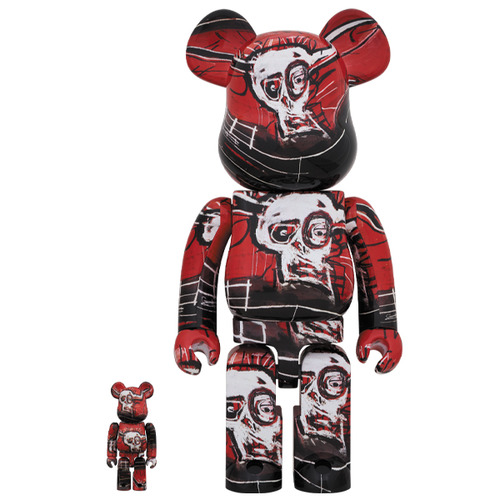 BE@RBRICK JEAN-MICHEL BASQUIAT #5 100% & 400%