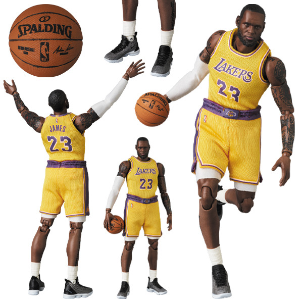 Lebron James Los Angeles Lakers Mafex 6.5-Inch Toy Figure by Medicom T -  Mindzai