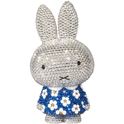 UDF CRYSTAL DECORATE Miffy wearing a floral dress《Planned to be shipped in late February 2024》