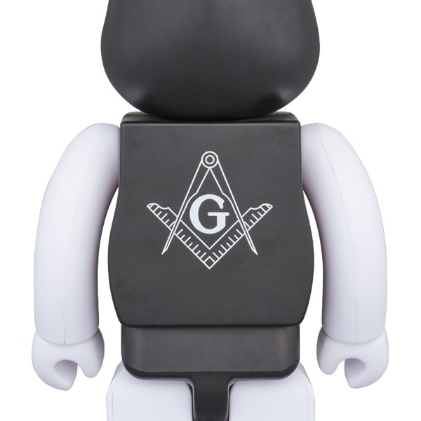 C.J.MART / BE@RBRICK FREEMASONRY × fragmentdesign 1000% BLACK