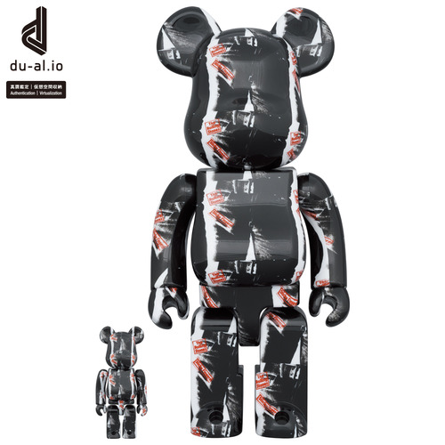 BE@RBRICK Andy Warhol × The Rolling Stones ”Sticky Fingers” 100% & 400%