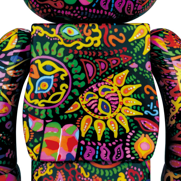 C.J.MART / BE@RBRICK Psychedelic Paisley 1000%