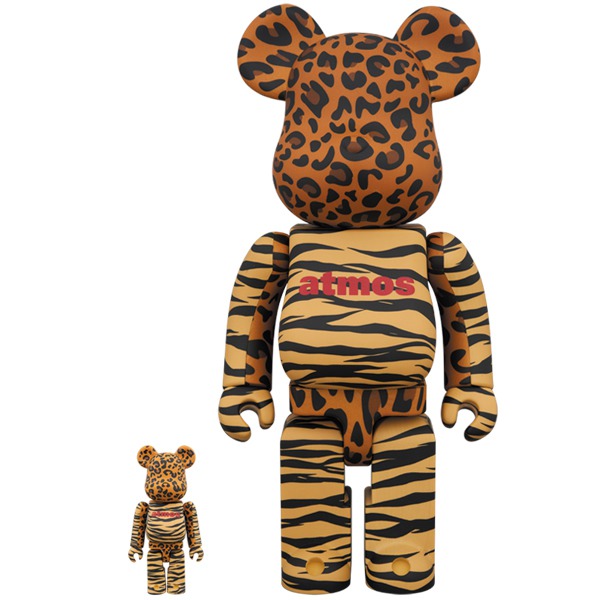 MEDICOM TOY - 美品　BE@RBRICK atmos animal 100% &amp; 400% Staple Pigeon x Atmos x Medicom Toy 400% & 100% Bearbrick