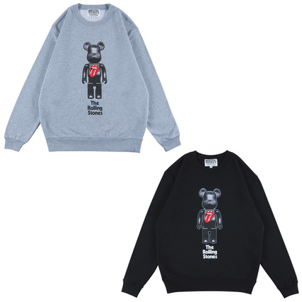 MLE "The Rolling Stones" BE@RBRICK CREWNECK SWEATSHIRT "The Rolling Stones"《Planned to be shipped in late November 2022 Orders can be placed until August 10th》