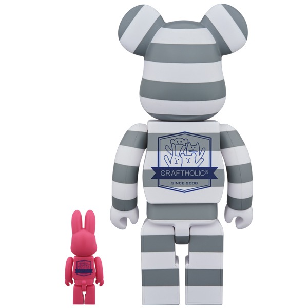 MEDICOM TOY - CRAFTHOLIC BE@RBRICK 100％ &amp; R@BBRICK 400 C.J.MART / CRAFTHOLIC BE@RBRICK 100% & R@BBRICK 400%