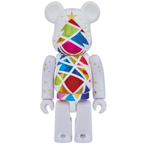 2016 Xmas BE@RBRICK Stained-glass tree Snow white Ver. 100%(Official store limited model)