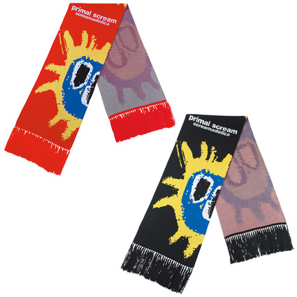 MLE Primal Scream "screamadelica" KNIT GANG COUNCIL KNIT SCARF "screamadelica"《Planned to be shipped in late August 2023 / Orders can be placed until February 10th》
