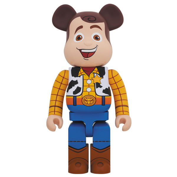 箱有り最安値 BE@RBRICK ウッディ WOODY B\u0026W Ver. 1000％