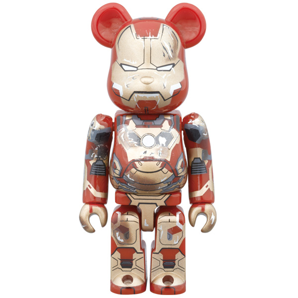 C.J.MART / BE@RBRICK IRON MAN MARK XLII(42) DAMAGE Ver. 100%