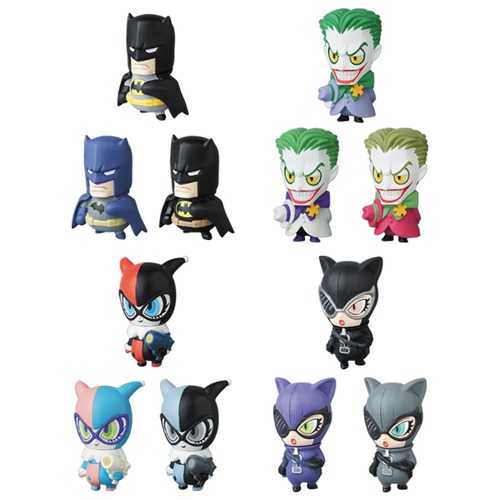 MVP(MICRO VINYL PLEASURE) SERIES 1 DC Characters 1 Batman/Joker/Harley Quinn/Cat Woman