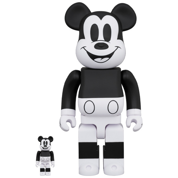 C.J.MART / BE@RBRICK MICKEY MOUSE (B&W 2020 Ver.)100% & 400%