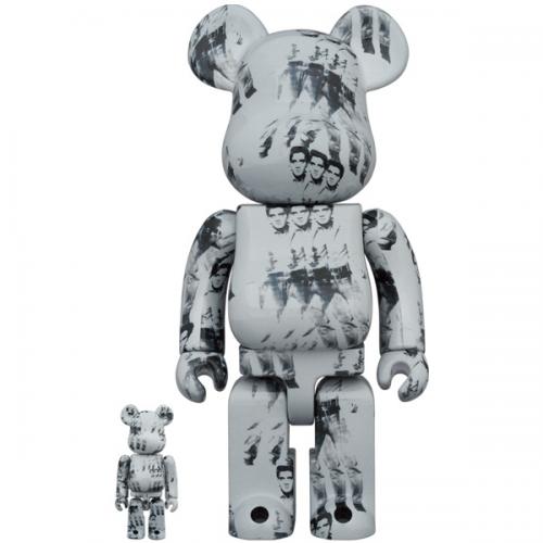 BE@RBRICK Andy Warhol's ELVIS PRESLEY 100% & 400%