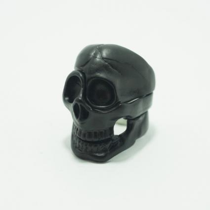 skull parts ring / Black // Aquvii