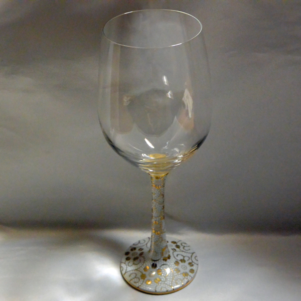 Kutani Wine Glass Red Wine Shirochibu