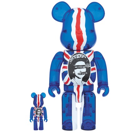 BE@RBRICK God Save The Queen Clear Ver. 100% & 400%