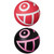 VCD ANDRE BALL W SIZE PINK/BLACK