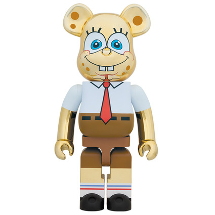 BE@RBRICK SpongeBob GOLD CHROME 1000%