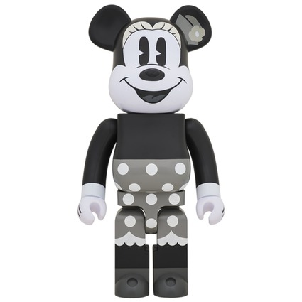 BE@RBRICK MINNIE MOUSE (B&W Ver.) 1000%