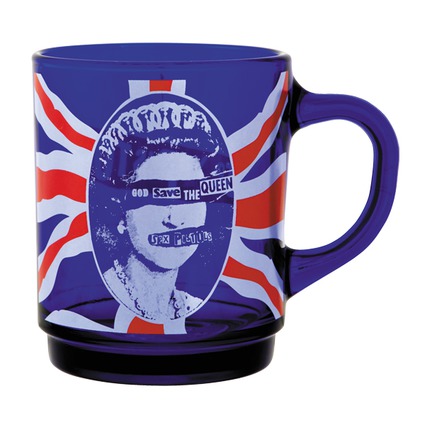 MLE SEX PISTOLS GOD SAVE THE QUEEN GLASS MUG