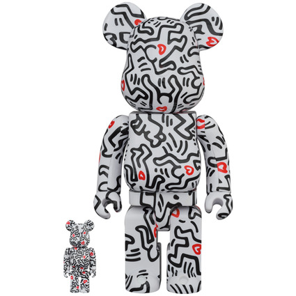 BE@RBRICK KEITH HARING #8 100% & 400%