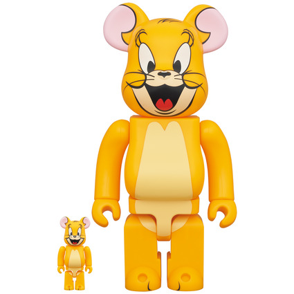 BE@RBRICK JERRY (Classic Color) 100% & 400% (TOM AND JERRY)