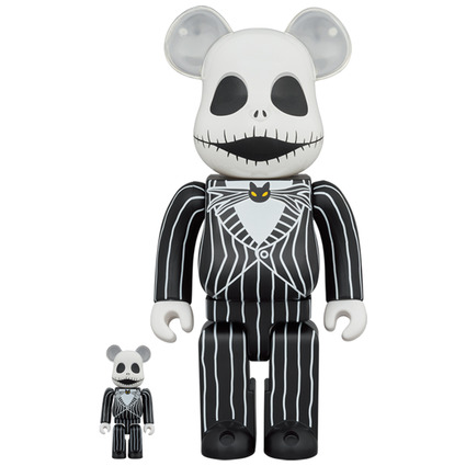 BE@RBRICK Jack Skellington 100% & 400%