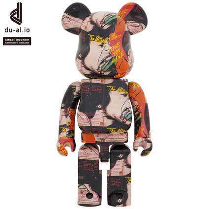 BE@RBRICK Andy Warhol × The Rolling Stones “Love You Live” 1000%