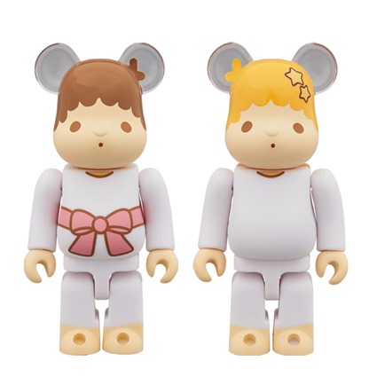 BE@RBRICK Little Twin Stars キキ & ララ セット 100%(レトロカラーVer.) 2 PACK