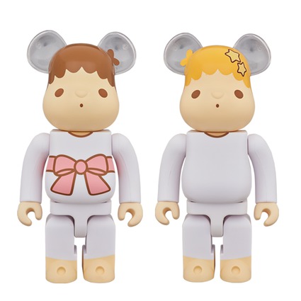 BE@RBRICK Little Twin Stars キキ & ララ セット 400%(レトロカラーVer.) 2 PACK