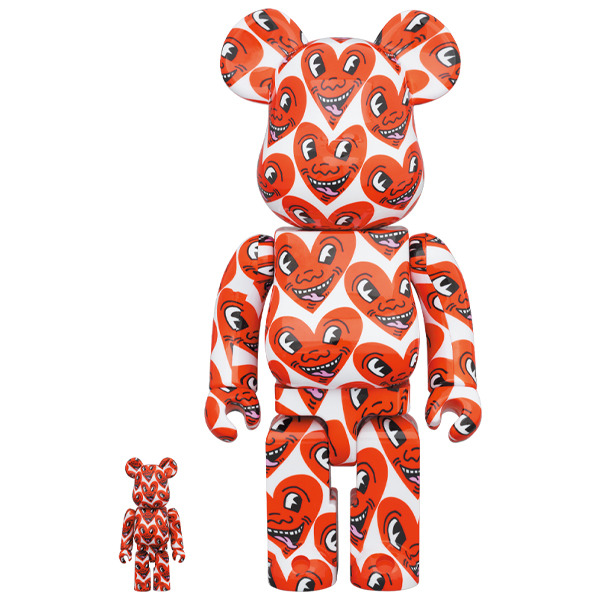 BE@RBRICK キース・ヘリング ミッキーマウス 100％ & 400％-