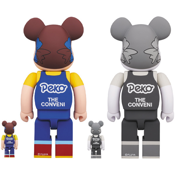 C.J.MART / MILKY THE CONVENI PEKO BE@RBRICK 100% & 400%