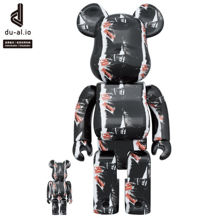 BE@RBRICK Andy Warhol × The Rolling Stones ”Sticky Fingers” 100% & 400%