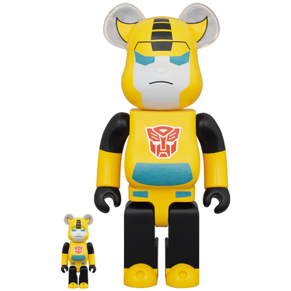 BE@RBRICK TRANSFORMERS BUMBLEBEE 100% & 400%