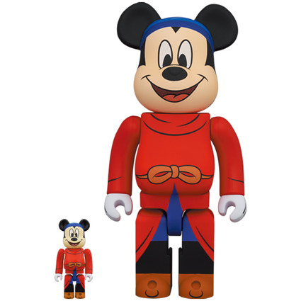 BE@RBRICK FANTASIA MICKEY 100% & 400%