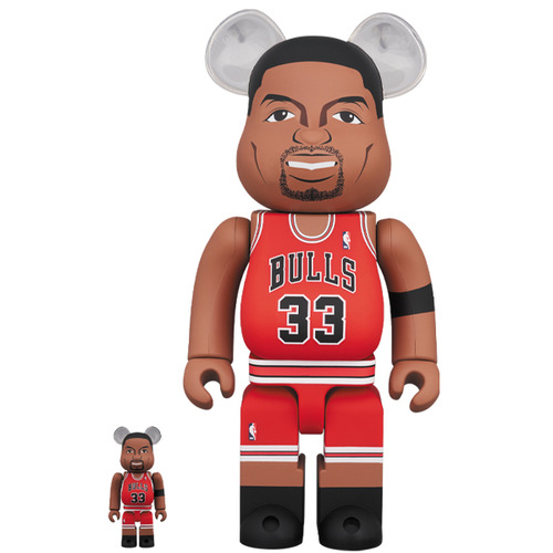BE@RBRICK Scottie Pippen(Chicago Bulls) 100% & 400%