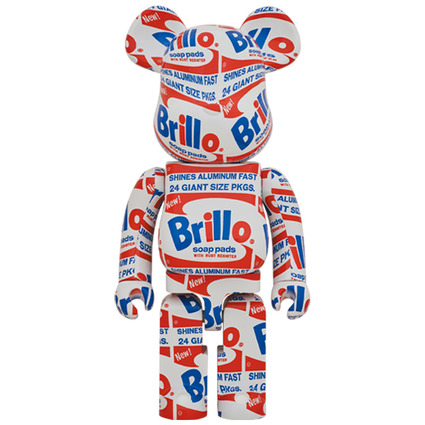 BE@RBRICK ANDY WARHOL "Brillo" 1000%