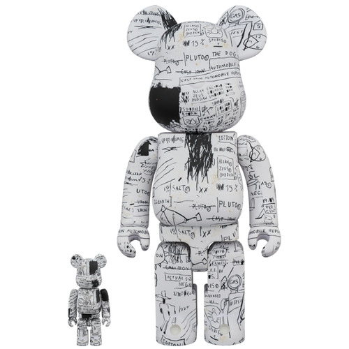 BE@RBRICK JEAN-MICHEL BASQUIAT #3 100% & 400%