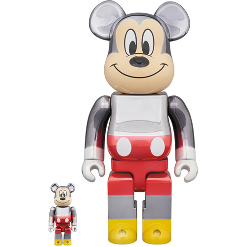 BE@RBRICK fragmentdesign MICKEY MOUSE COLOR Ver.100% & 400%