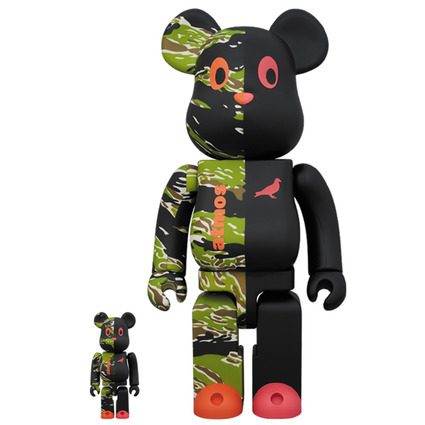 BE@RBRICK × atmos × STAPLE #2 100% & 400%