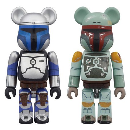 JANGO FETT(TM) & BOBA FETT(TM) BE@RBRICK STAR WARS 2PACK